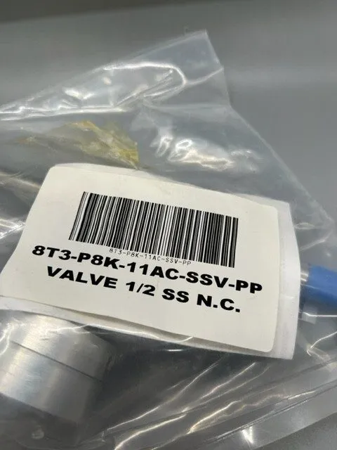 Пневмоклапан PARKER 21PD, 8T3-P8K-11AC-SSV-PP PNEUMATIC ACTUATED VALVE 1/2 SS NO