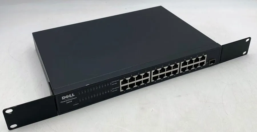 Коммутатор Dell PowerConnect 2624 24-Port Gigabit Managed Ethernet Switch Rackmo