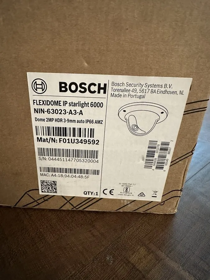 Камера Bosch NIN-63023-A3 Flexidome IP Camera & Enclosure Starlight 6000 1080p — фото лота 1