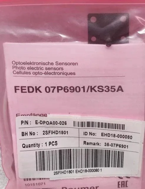 Фотоэлектрический датчик 1pc Baumer FEDK 07P6901/KS35A sensor