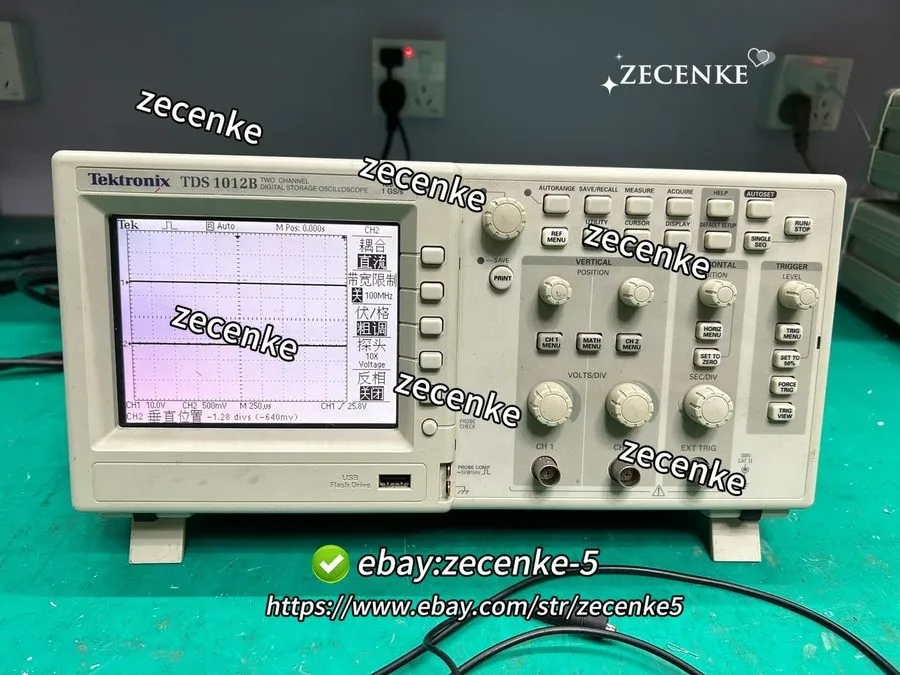 Осциллограф Tektronix TDS 1012B 100Mhz, 1GSa/s Oscilloscope no Accessories