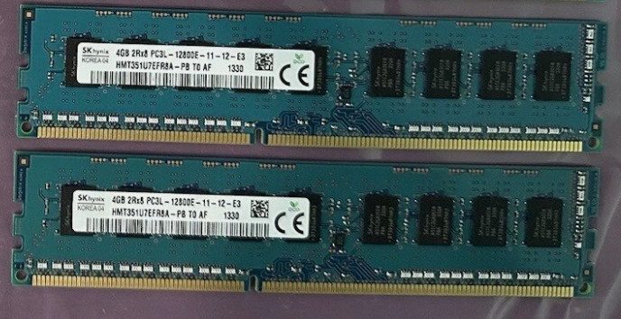 Модуль памяти 28GB SK Hynix(4GBx7) 2RX8 PC3L-12800E-11-12-E3 ECC Ram HMT351U7EFR