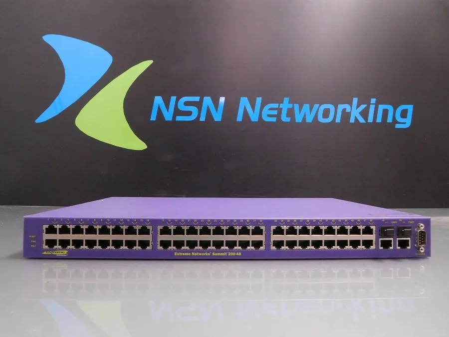 Коммутатор Extreme Networks Summit 200-48 15040 48-Port Gigabit Ethernet Switch — фото лота 1