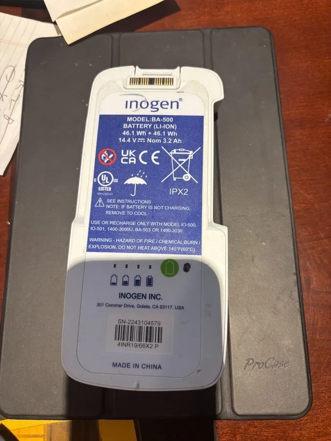 Батарея Model BA-500 inogen one g5 battery — фото лота 1