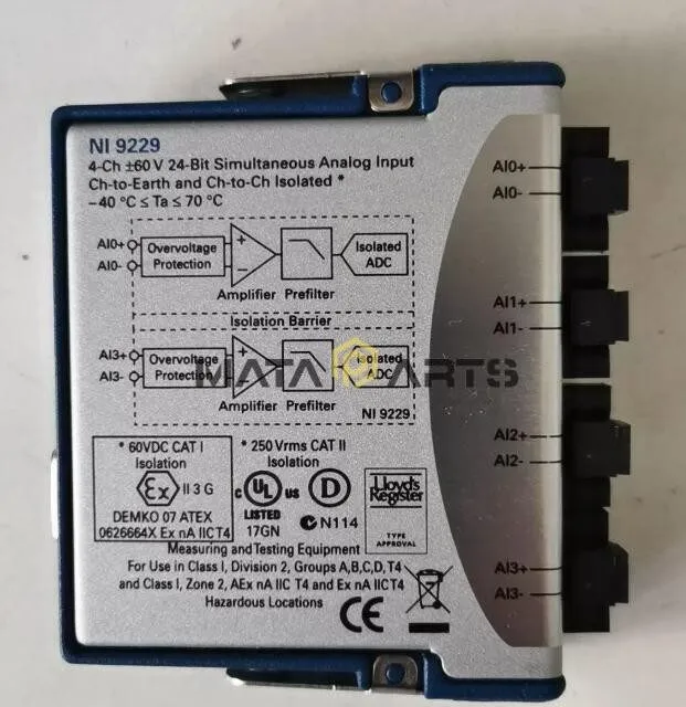 Модуль ввода-вывода National Instruments NI 9229 Analog Input Module NI-9229 779