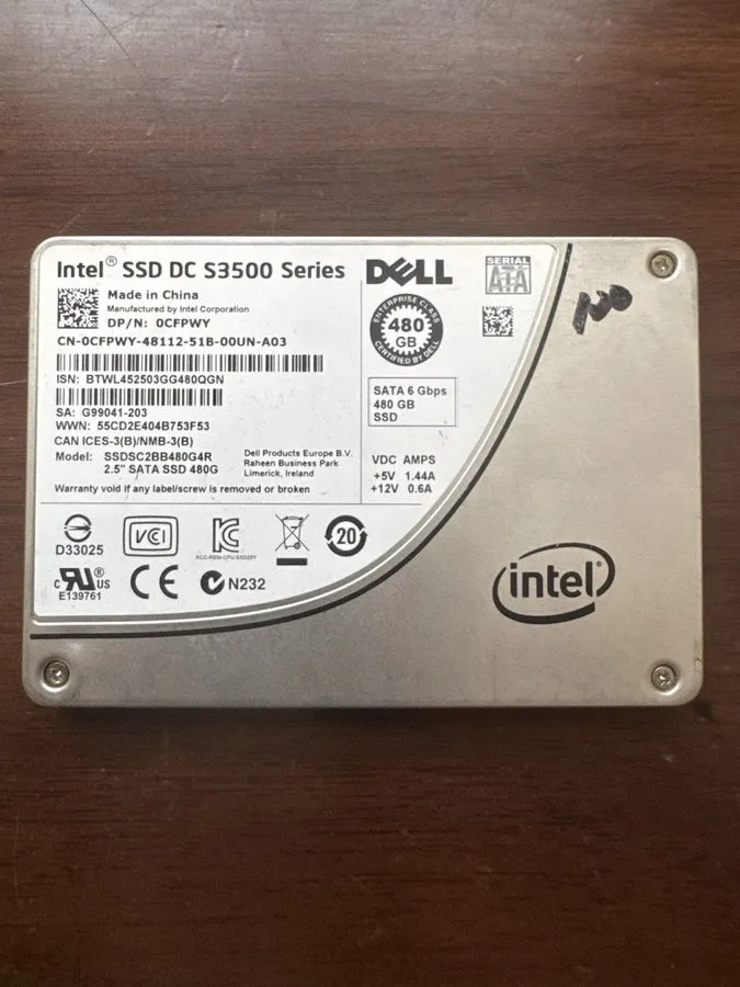 SSD-накопитель Intel DC S3500 480GB SSD 2.5 inch 6Gb/s SATA Solid State Drive SS