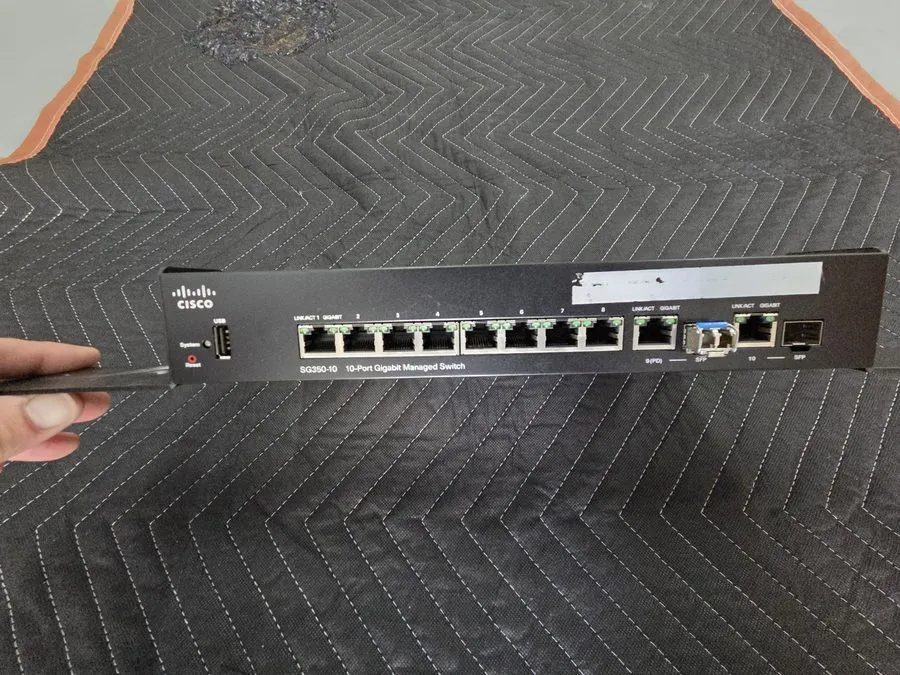 Коммутатор Cisco SG350-10 10-Port Gigabit Managed Switch SG350-10-K9-NA