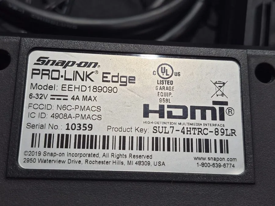 Диагностический сканер Snap-on PRO-LINK Edge Heavy Duty Diagnostic Scanner EEHD1