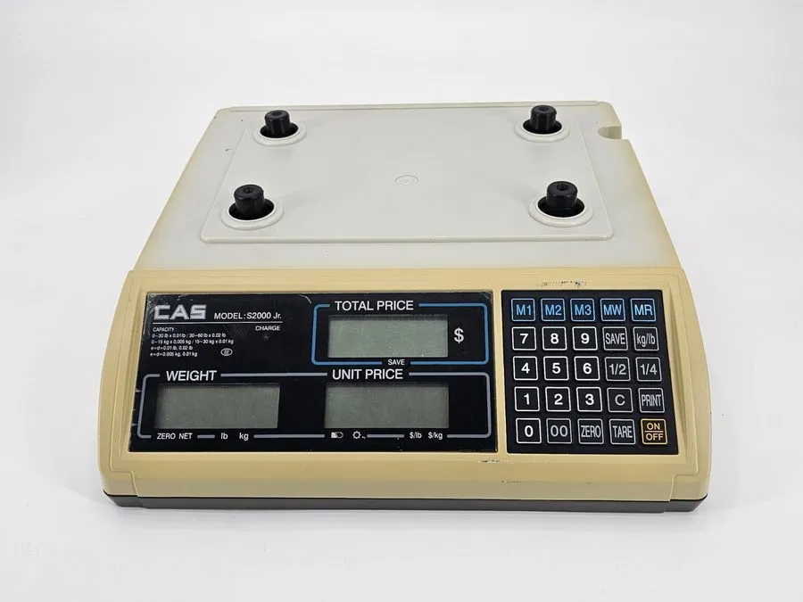 Дисплей Cas S2000JR LCD Price Computing Retail Scale with Power Cord- -Powers On