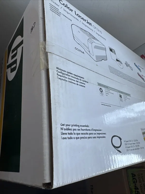 VoIP-шлюз HP LaserJet CP1215 Workgroup Laser Printer With CD Software — фото лота 2