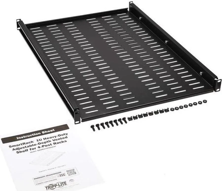 Стойка/шкаф Tripp Lite SmartRack Adjustable-Deep Steel Rack Shelf 1U Vented SRSH