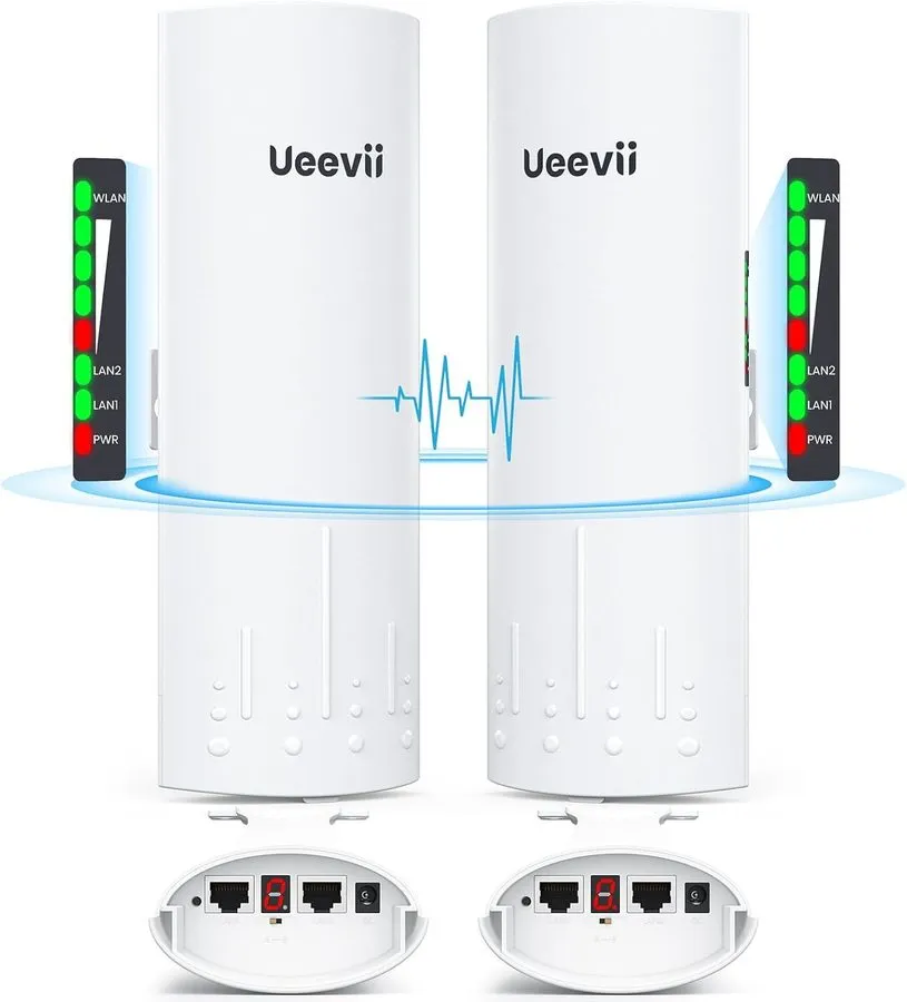 Точка доступа Wi-Fi UeeVii Wireless Bridge CPE820 5.8G 1000mbps 3KM Point to Poi — фото лота 1