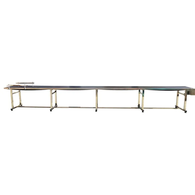 Конвейер 19.68ft Long Flat Conveyor Belt 15.7" Wide Industrial Conveyor Machine