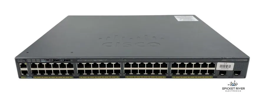 Коммутатор Cisco Catalyst WS-C2960X-48FPD-L 48-Port PoE+ Switch 740W 10G SFP+