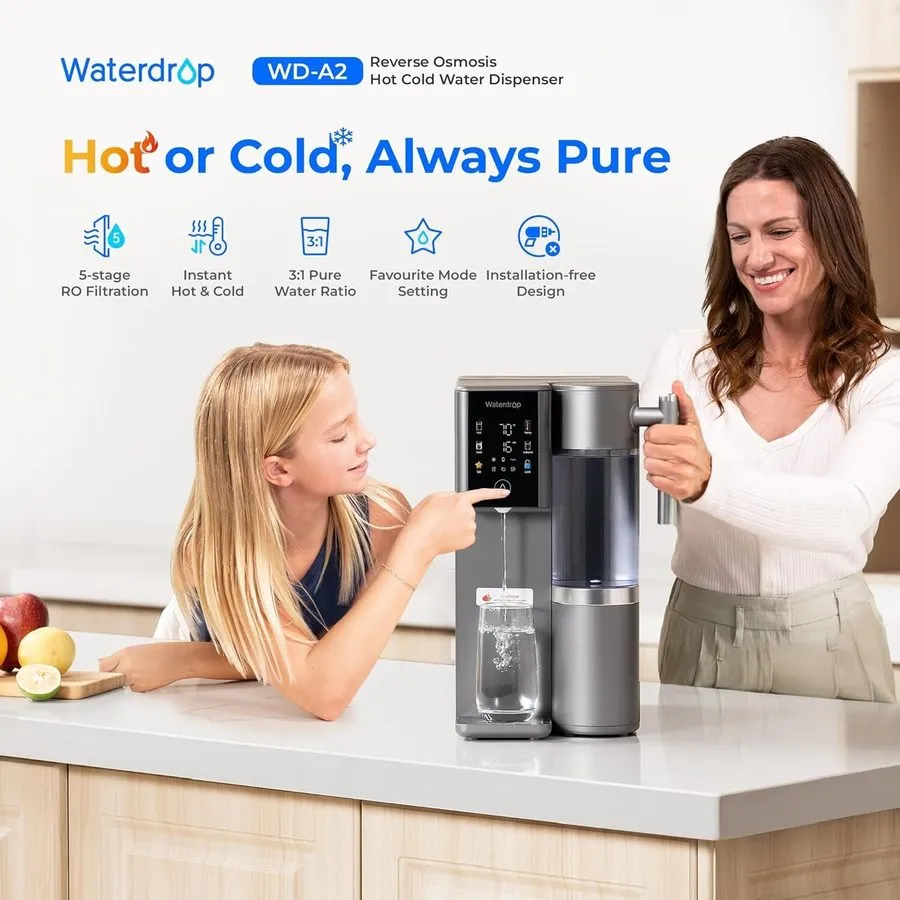 Насос Waterdrop WD-A2 Countertop Reverse Osmosis System Hot and Cold RO System 5
