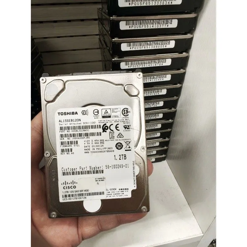Жёсткий диск Cisco 58-100249-01 1.2TB 10K RPM SAS 12Gbps 2.5" HDD Toshiba AL15SE