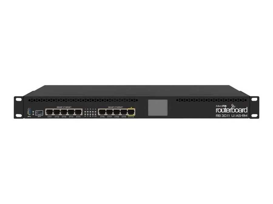Маршрутизатор MikroTik RB3011UiAS-RM 10-Port Gigabit Ethernet Router