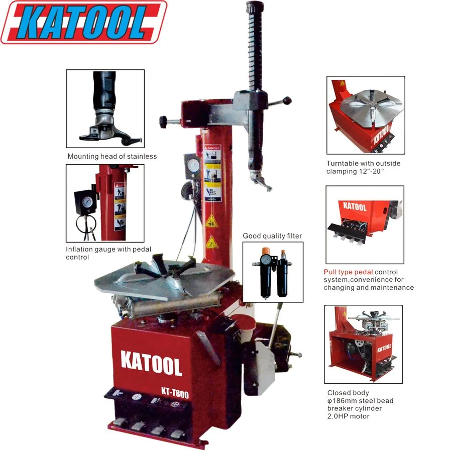 Шиномонтажный станок KATOOL Tire Changer Machine KT-T800 wheel balancer KT-B700