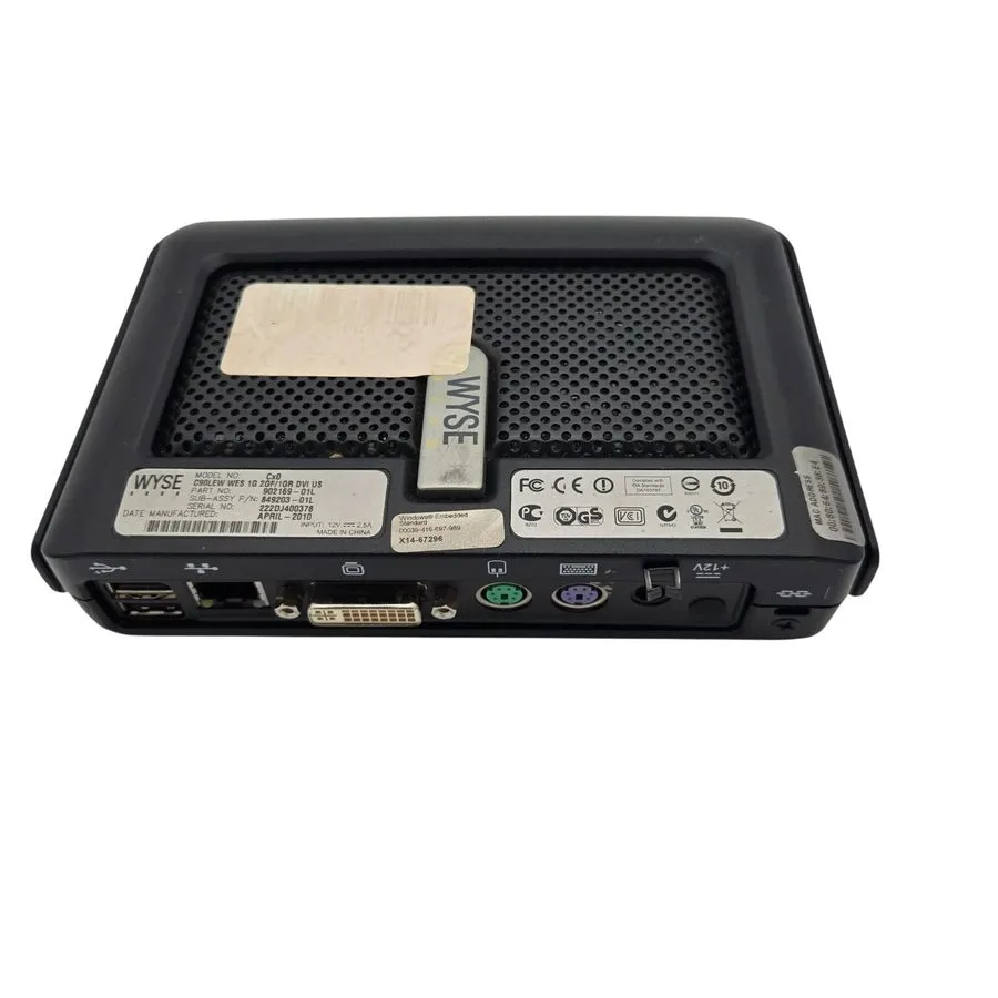 Тонкий клиент WYSE Thin Client CxO C90LEW NES 1GB Model 902169-01L Black Sold As — фото лота 2