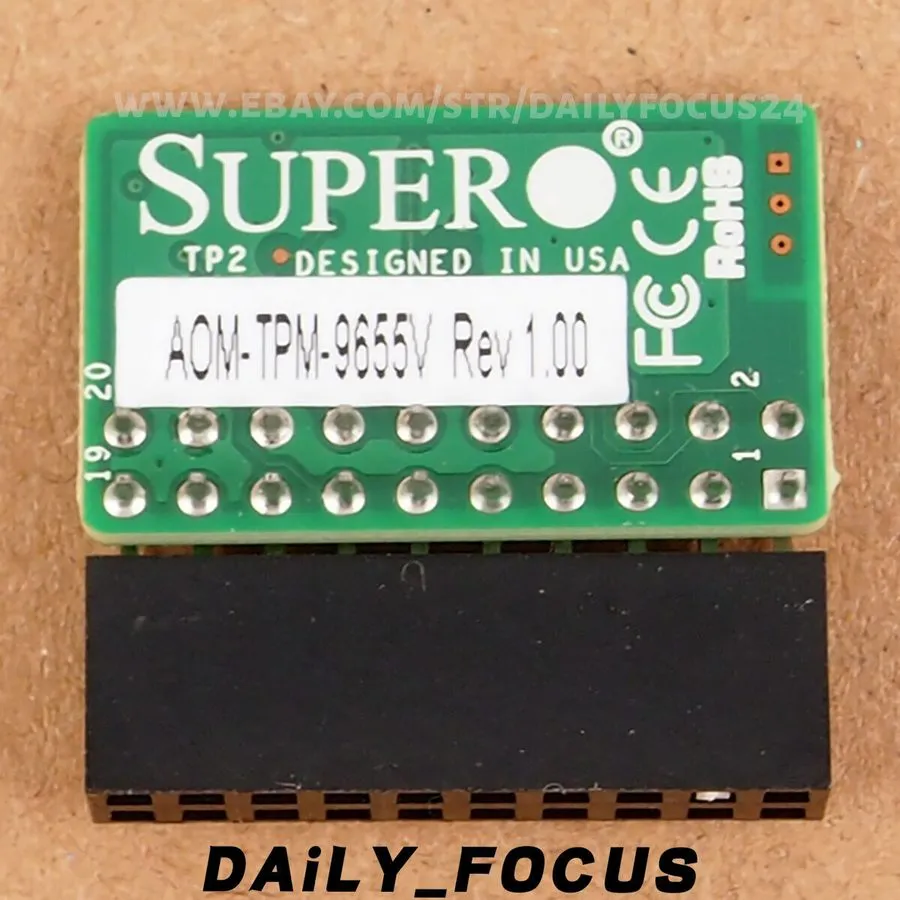 Модуль TPM Supermicro Vertical TPM 1.2 Security Module w/ Infineon 9655 AOM-TPM-