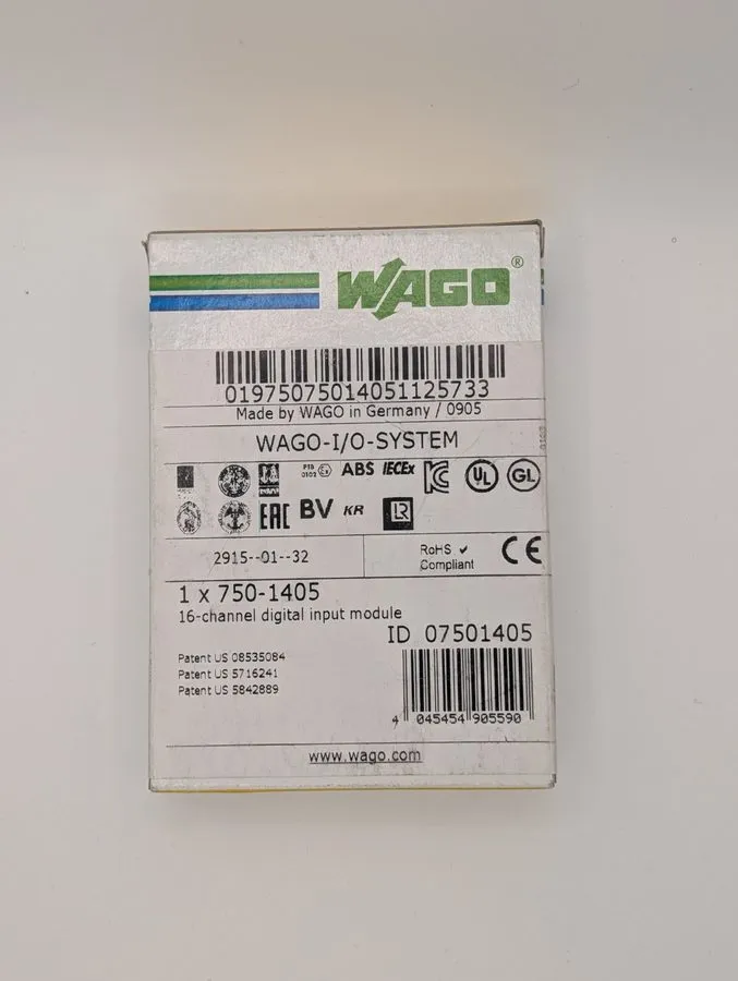ПЛК WAGO 750-1405 PLC Module
