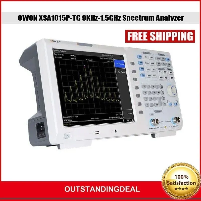 Анализатор спектра OWON XSA1015P-TG 9kHz-1.5GHz Spectrum Analyzer Tracking Gener