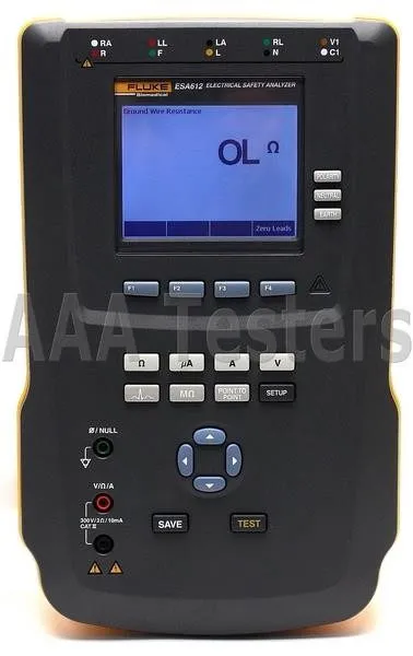 Анализатор Fluke ESA612 115V ac Electrical Safety Analyzer Medical Equipment Tes — фото лота 1