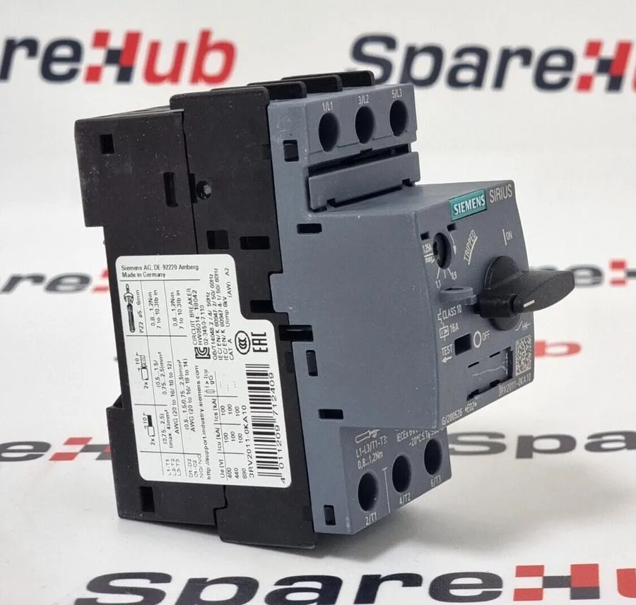 Автоматический выключатель SIEMENS SIRUS 3RV2011-0KA10 Motor Protection Circuit 