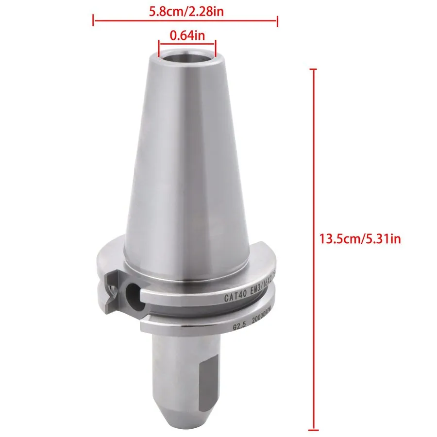 Режущий инструмент CAT 40 3/16"x2.75" END MILL TOOL HOLDER High Speed TIR0.0001  — фото лота 1
