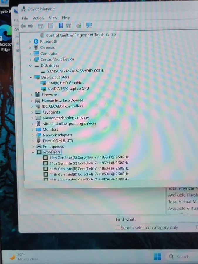 Рабочая станция Dell Precision 3561 Workstation i7-11850H 8GB 256GB SSD Quadro T — фото лота 2