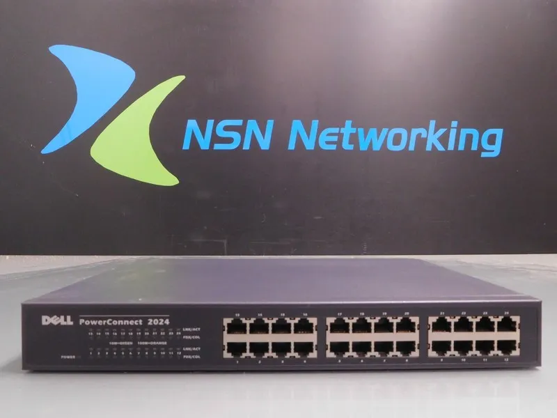 Коммутатор Dell PowerConnect 2024, 24-Port RJ-45, 10/100 Unmanaged Ethernet SWIT
