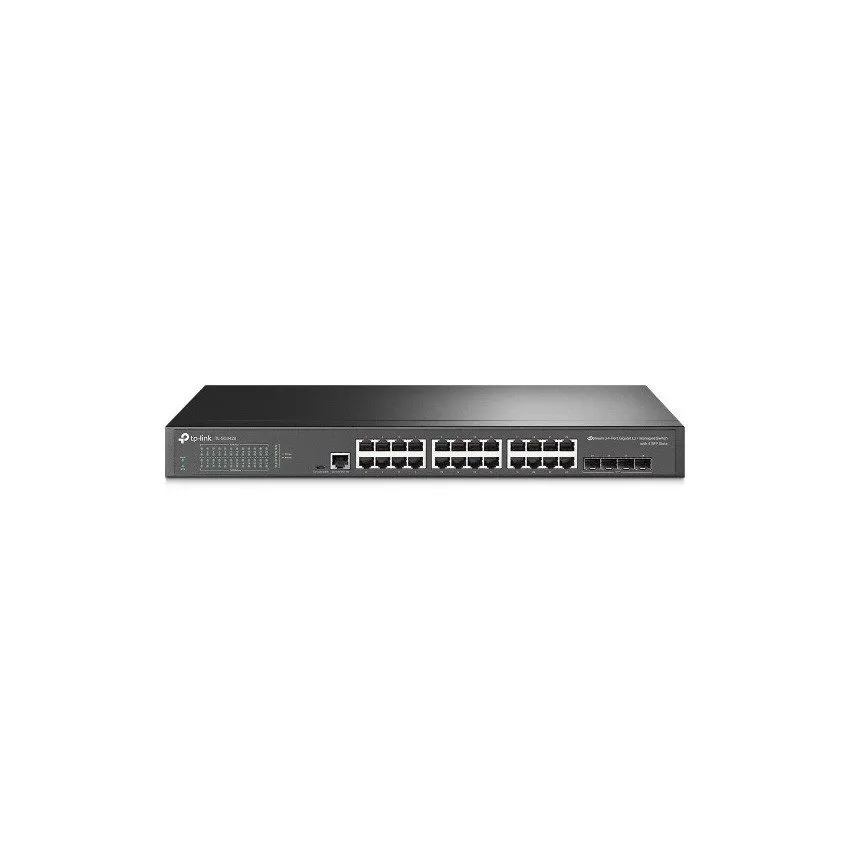 Коммутатор TP-Link TL-SG3428(UN) V2.0 JetStream 24-Port Gigabit L2+ Managed Swit — фото лота 1