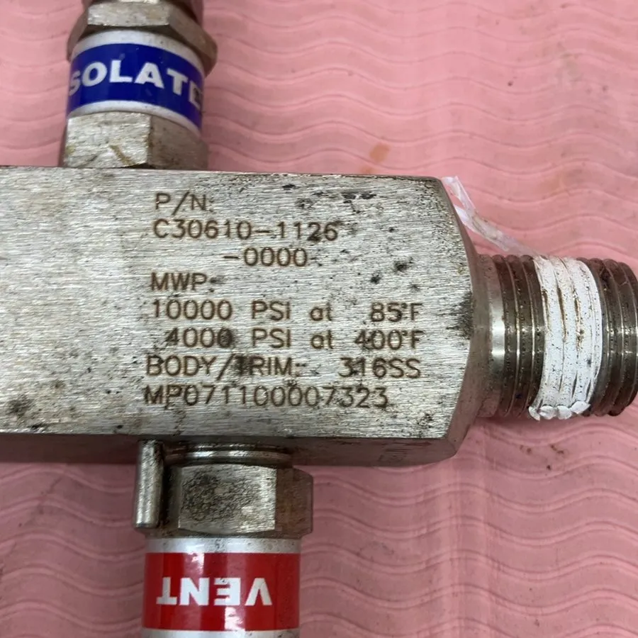 Трубопроводная арматура Rosemount C30610-1126-0000 2-Valve Manifold 316SS 10000 