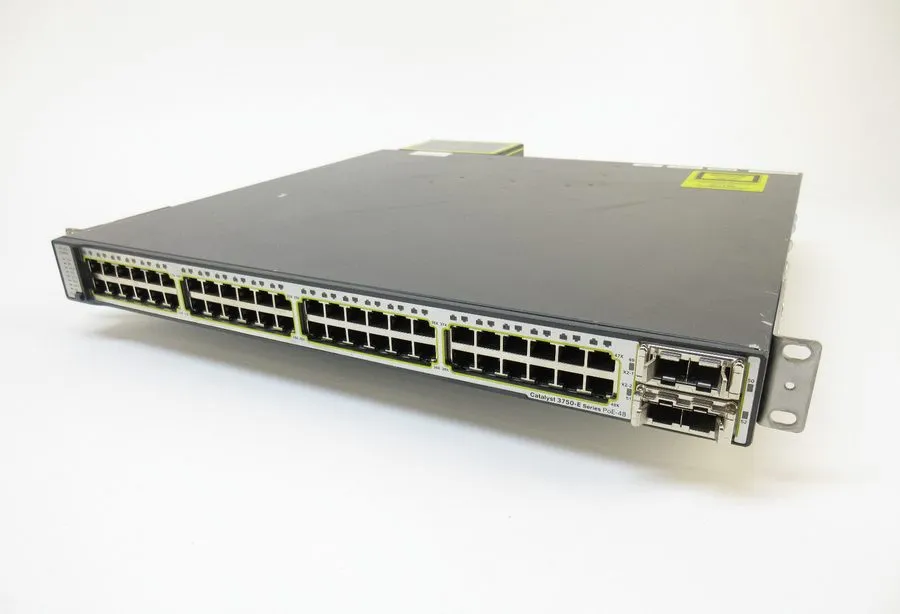 Коммутатор Cisco Catalyst WS-C3750E-48PD-SF 48-Port Gigabit PoE 2x 10GbE X2 Swit