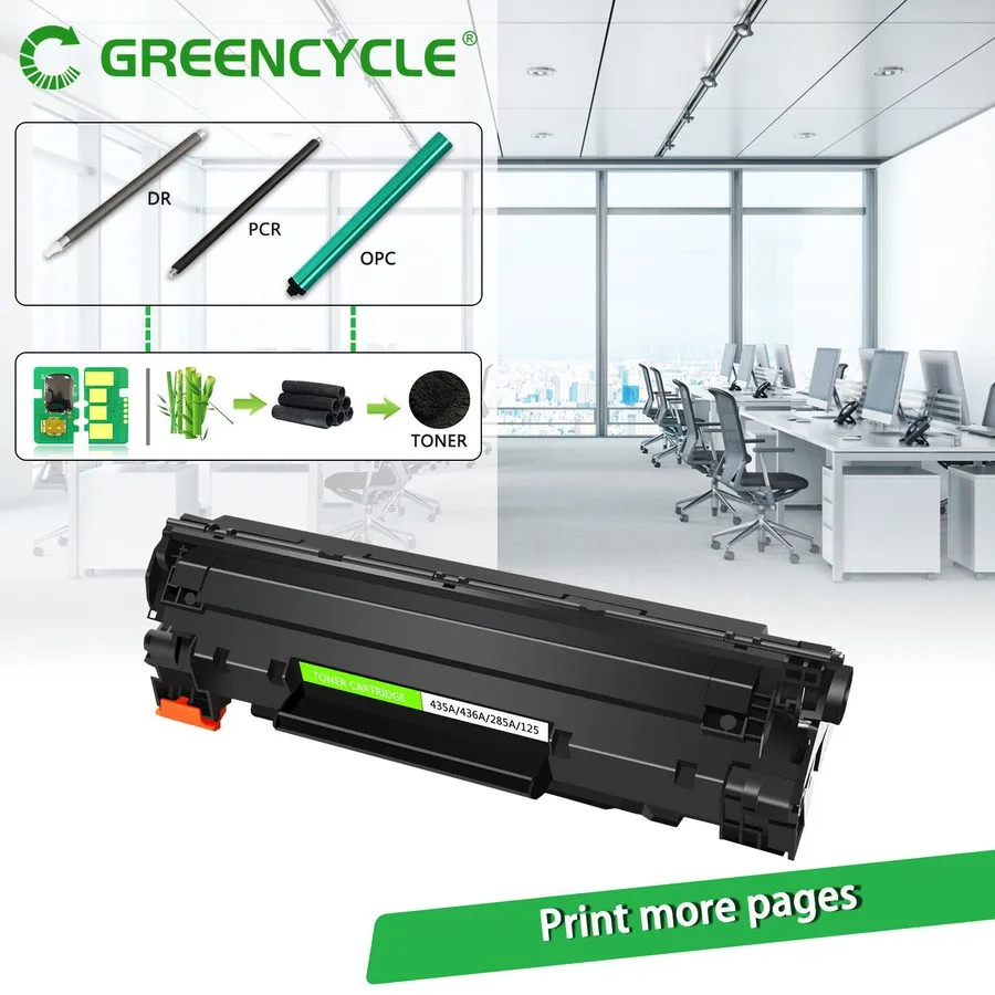 Лазерный принтер 12PK CB435A 35A Laser Toner — фото лота 2