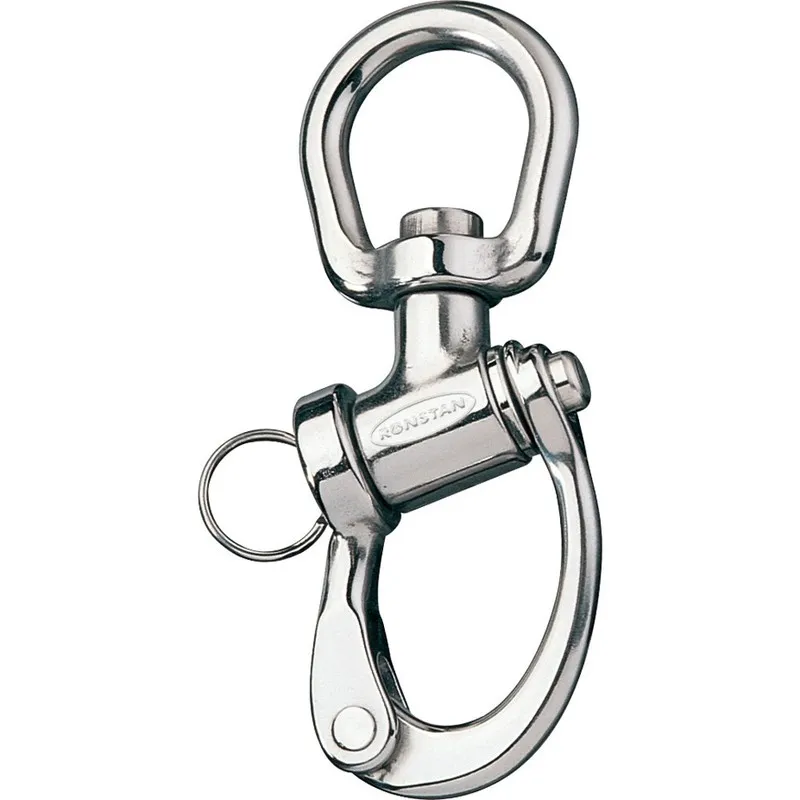 Такелажная скоба Ronstan RF6321 Trunnion Snap Shackle Large Swivel Bail 122mm St