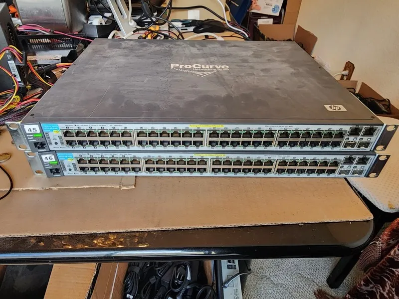Блок питания HP ProCurve 2610-48-PWR J9089A 48 Port Fast Ethernet PoE Managed Sw