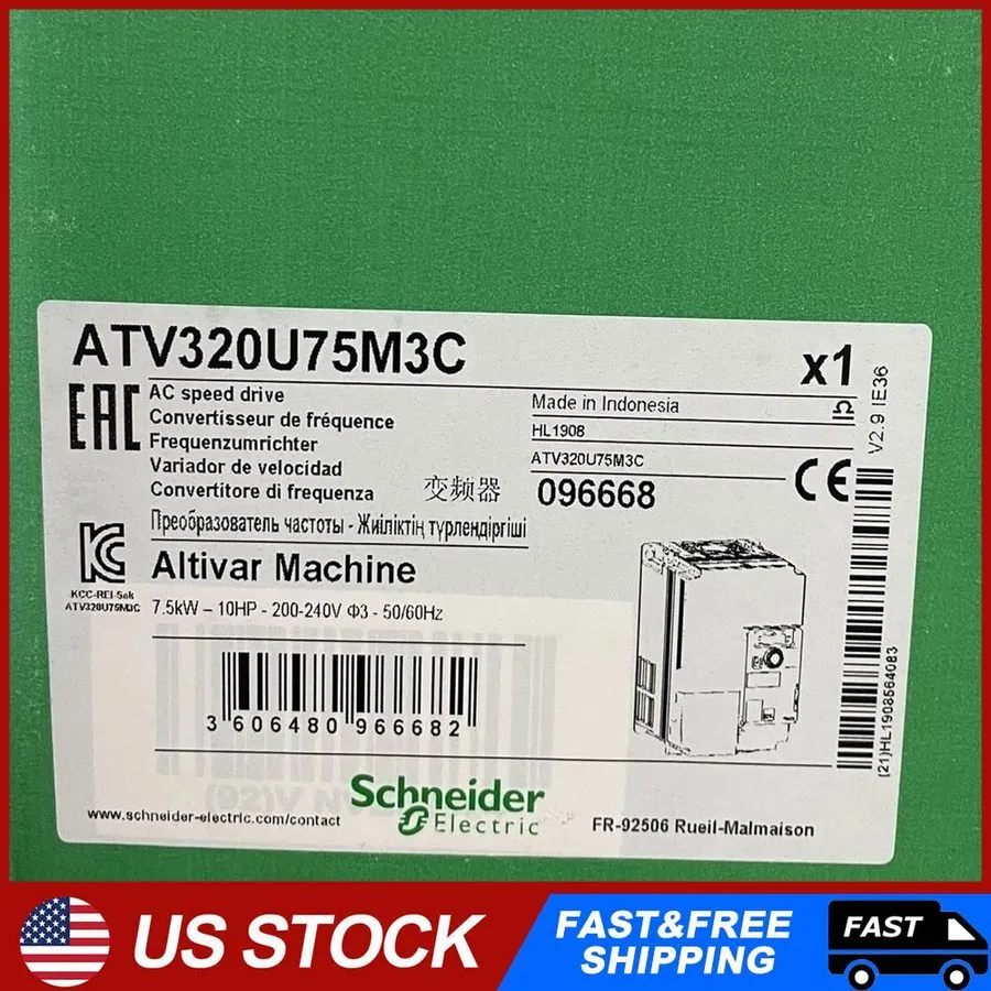 Частотный преобразователь ATV320U75M3C Schneider Electric Altivar 320 10HP Var. 