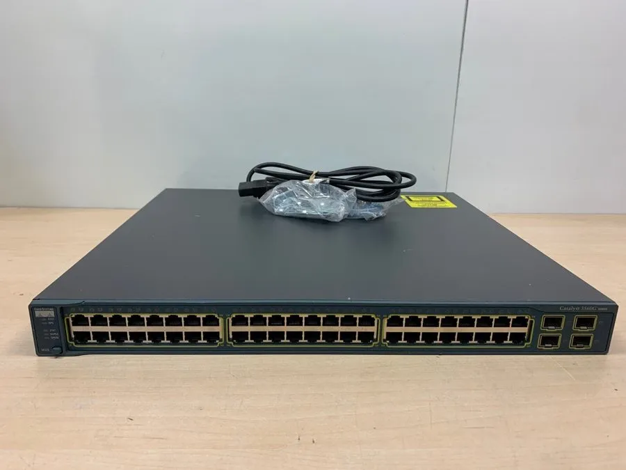 Коммутатор Cisco Catalyst 3560G WS-C3560G-48TS-S 48-Port Ethernet Switch *Non-Po