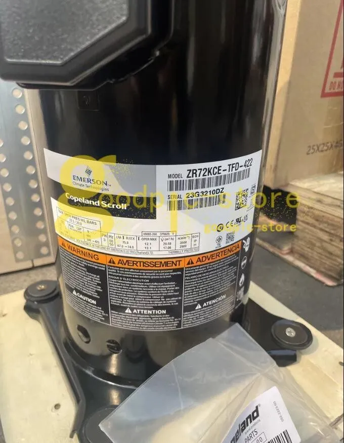 Компрессор EMERSON Copeland Compressor ZR72KCE-TFD-422