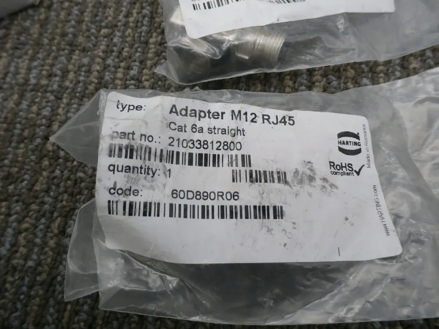 Разъём Harting 21033812800 Circular Metric Connectors Adapter M12 RJ45 Cat 6a St