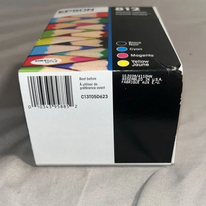 Сервер Epson 812 Black/ Color Ink Cartridges WF-7820 7840 7310 EC-C7000 T812