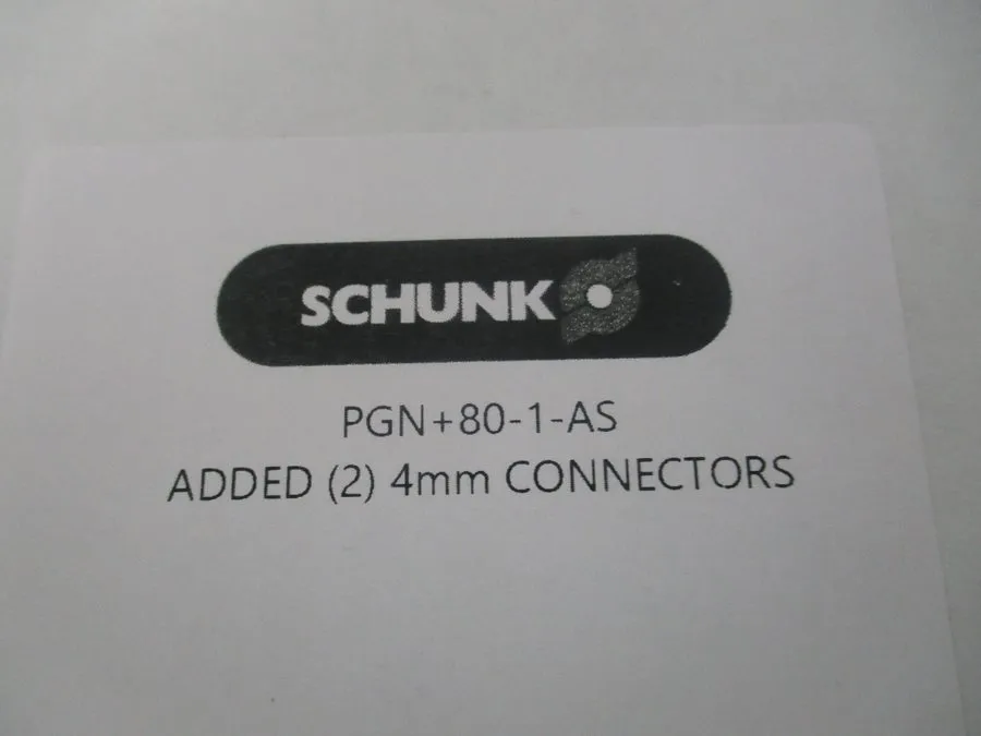 Робот SCHUNK PGN+80-1-AS PNEUMATIC GRIPPER, V0847