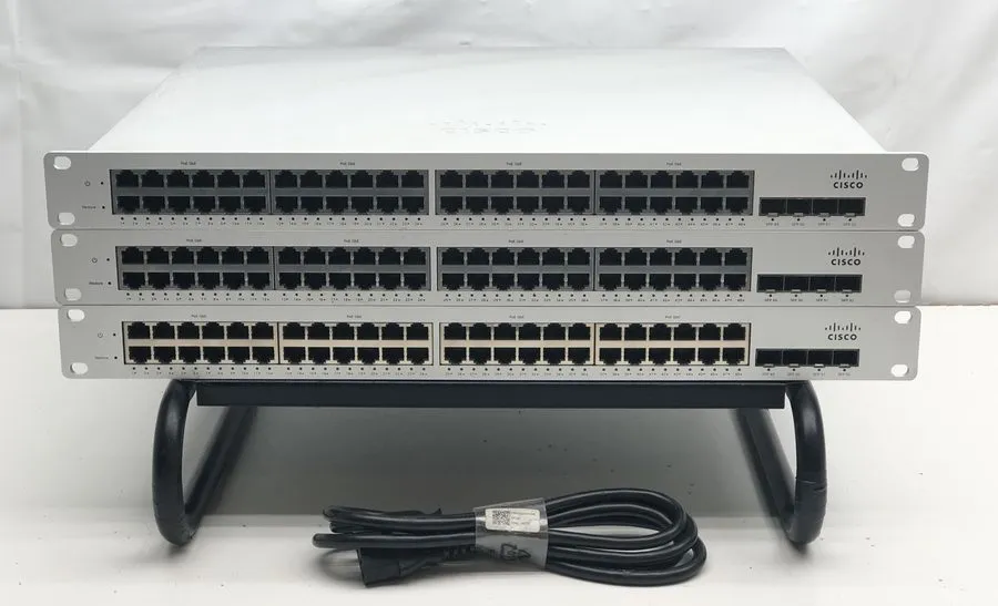 Коммутатор Cisco Meraki MS220-48LP 48 Ports 370W POE Ethernet 4xSFP Switch UNCLA