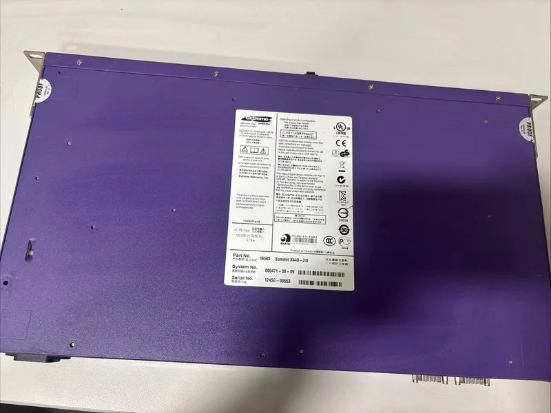 Коммутатор Extreme Networks Summit X440-24T Gigabit Switch Model 16503 w/ Rack M