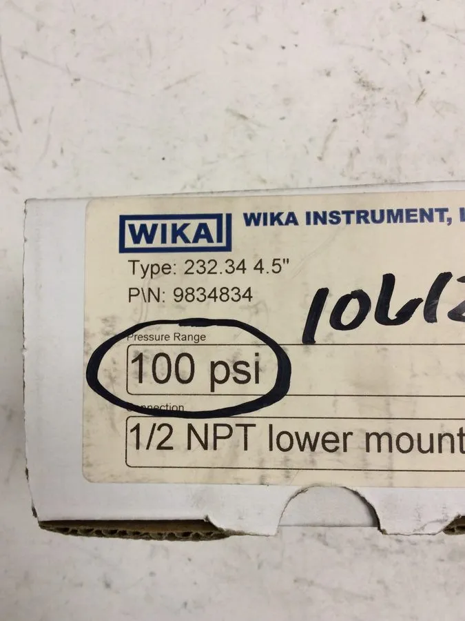 Трубопроводная арматура Xsel Wika Process Gauge 9834834