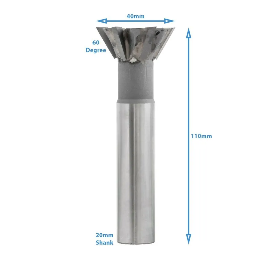 Режущий инструмент 35mm 60 Degree Carbide 6Flute Dovetail End Mill Cutter Metalw