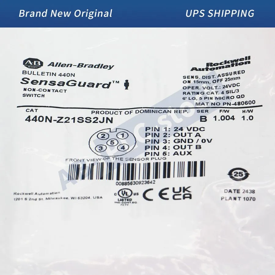 Реле безопасности Allen Bradley 440N-Z21SS2JN Guardmaster 440N Non Contact Switc