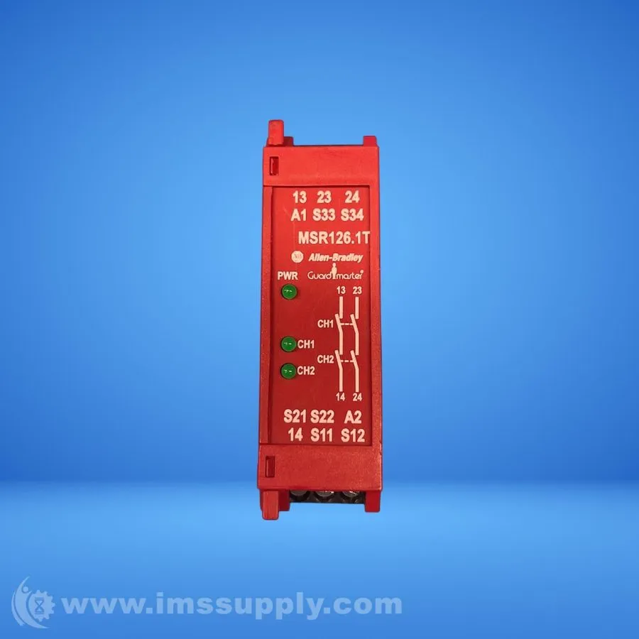 Реле безопасности Allen Bradley Guardmaster MSR126.1T Safety Relay, To Lower 48