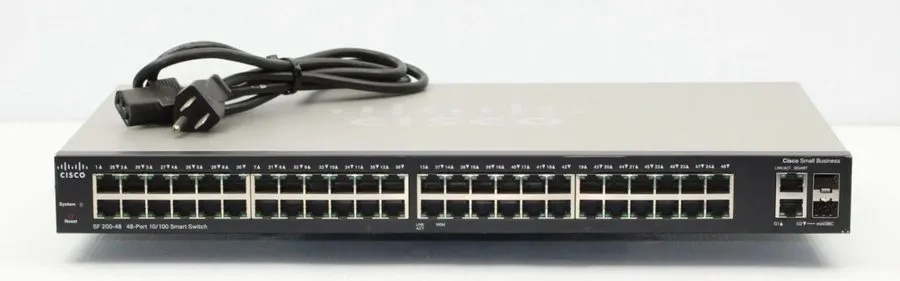 Коммутатор Cisco SF200-48P 48-Port 10/100 PoE Managed Network Switch